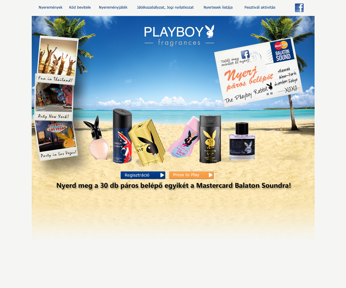 Playboy microsite